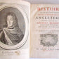 1735 HISTORY of ENGLAND by G. BURNET ILLUSTRATED 2 VOLUMES antique in FRENCH