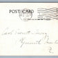 MUSKEGON MI MONA LAKE UNDIVIDED ANTIQUE POSTCARD