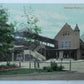 VINTAGE 1914 POSTCARD RAILWAY STATION HARTFORD CONNECTICUT railway railroad