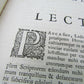 1728 HORACE POETRY antique Horatius Flaccus Ex Recensione by RICHARD BENTLEY