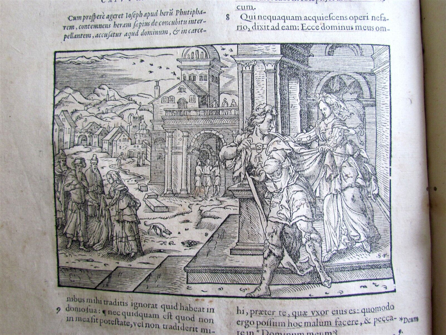 1566 BIBLE ILLUSTRATED by JOST AMMAN antique RARE Sigismund Feierabend FOLIO