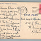 OCEAN CITY NJ BOARDWALK VIEW VINTAGE POSTCARD