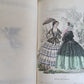 1856 LE ORE CASALINGHE antique FASHION DESIGNS ILLUSTRATED in ITALIAN