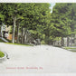 ANTIQUE POSTCARD JEFFERSON STREET BROOKVILLE PA