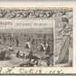 REVERE BEACH MA BATHING SCENE ANTIQUE POSTCARD