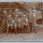 GERMAN RED CROSS OFFICERS WWI FELDPOST ANTIQUE REAL PHOTO POSTCARD RPPC