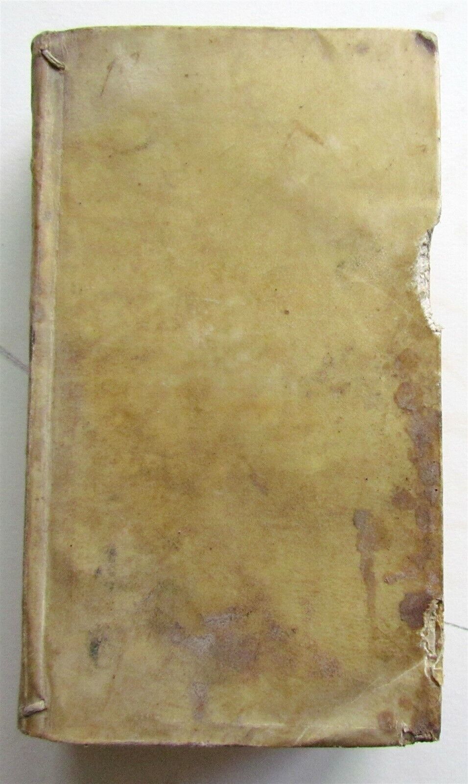 1696 POETRY by Hosschius & Wallius ANTIQUE VELLUM BOUND 17th CENTURY