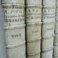 1727 4 volumes CHURCH HISTORY VELLUM BOUND FOLIOS by C. BARONII