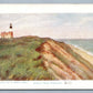 NANTUCKET MA SANKOTY HEAD LIGHT HOUSE UNDIVIDED ANTIQUE POSTCARD