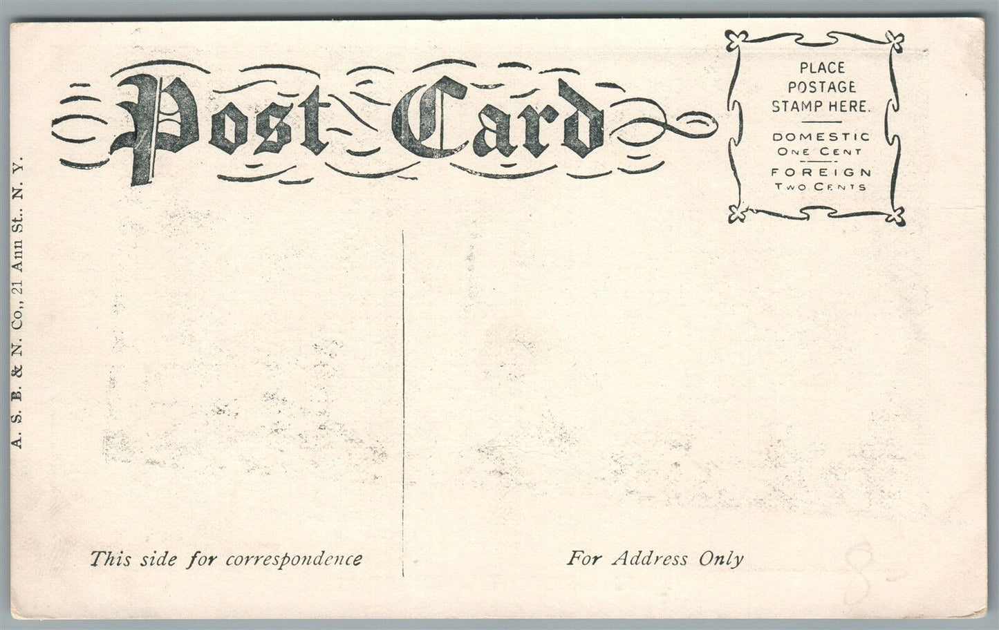 NEW YORK NY PROCESSION AT UNION SQUARE ANTIQUE POSTCARD