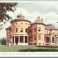 SLIPPERY ROCK PA STATE NORMAL SCHOOL GYMNASIUM 1910 ANTIQUE POSTCARD CORK CANCEL