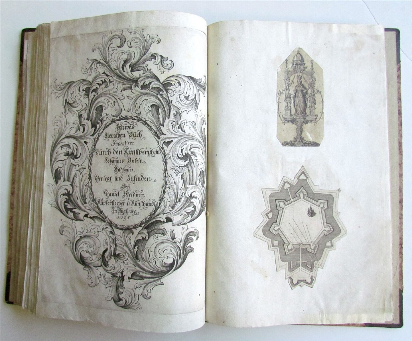 1672 ARCHITECTURE Georg Caspar ERASMUS antique ILLUSTRATED Seulen-Buch GERMAN