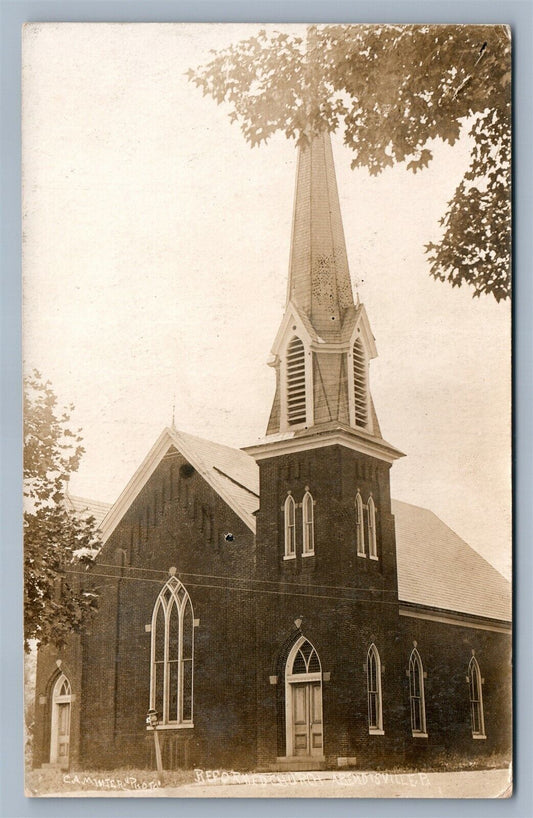 ARENDTSVILLE PA REFORMED CHURCH ANTIQUE REAL PHOTO POSTCARD RPPC