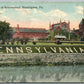 HUNTINGDON PA REFORMATORY 1917 ANTIQUE POSTCARD w/ CORK CANCEL