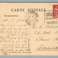 MS LAFAYETTE SHIP FRENCH LINE HEBREW WRITING ANTIQUE POSTCARD JUDAICA