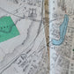 PLAN of TOWN of CLINTON MA antique 31.5 by 39.5"