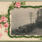 THE BIGHT GRAND VIEW ON HUDSON NY ANTIQUE POSTCARD