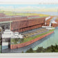 VINTAGE 1940s POSTCARD SHIP GIANT ORE DOCKS ON LAKE SUPERIOR