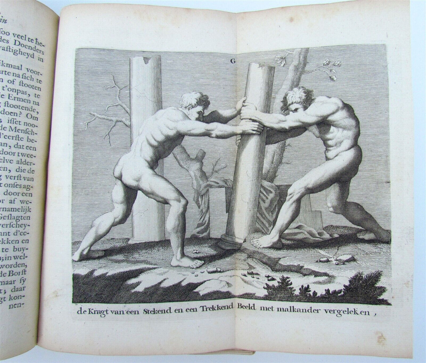 1730 ARTISTS' MANUAL in DUTCH ILLUSTRATED antique VELLUM BINDING