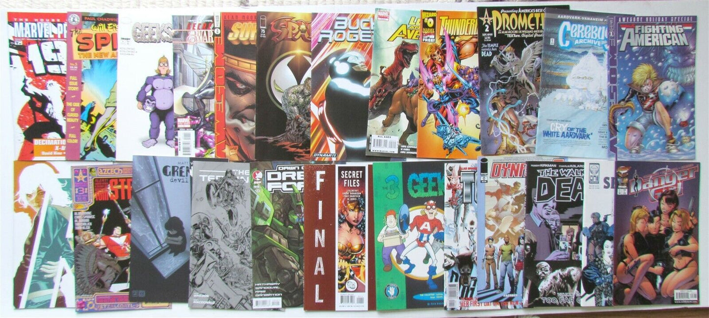 LOT of 25 COMICS mint condition 1990s - 2000s