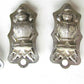 SET of 4 ANTIQUE SWORD HANGER HOLDERS for MASONIC KNIGHT of TEMPLAR UNIFORM BELT