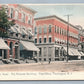 FLEMINGTON NJ UNION HOTEL RICHARDS BUILDING POST OFFICE ANTIQUE POSTCARD