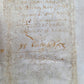 1645 MANUSCRIPT on VELLUM antique LAW DOCUMENT in FRENCH 10 leaves