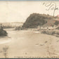 FRENCHTOWN NY DELAWARE RIVER VIEW ANTIQUE REAL PHOTO POSTCARD RPPC