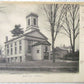 ANTIQUE 1911 POSTCARD BAPTIST CHURCH NEWTON N.J.