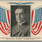US PRESIDENT WOODROW WILSON PATRIOTIC ANTIQUE POSTCARD