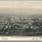 DANVILLE NY BIRDS EYE VIEW ANTIQUE POSTCARD