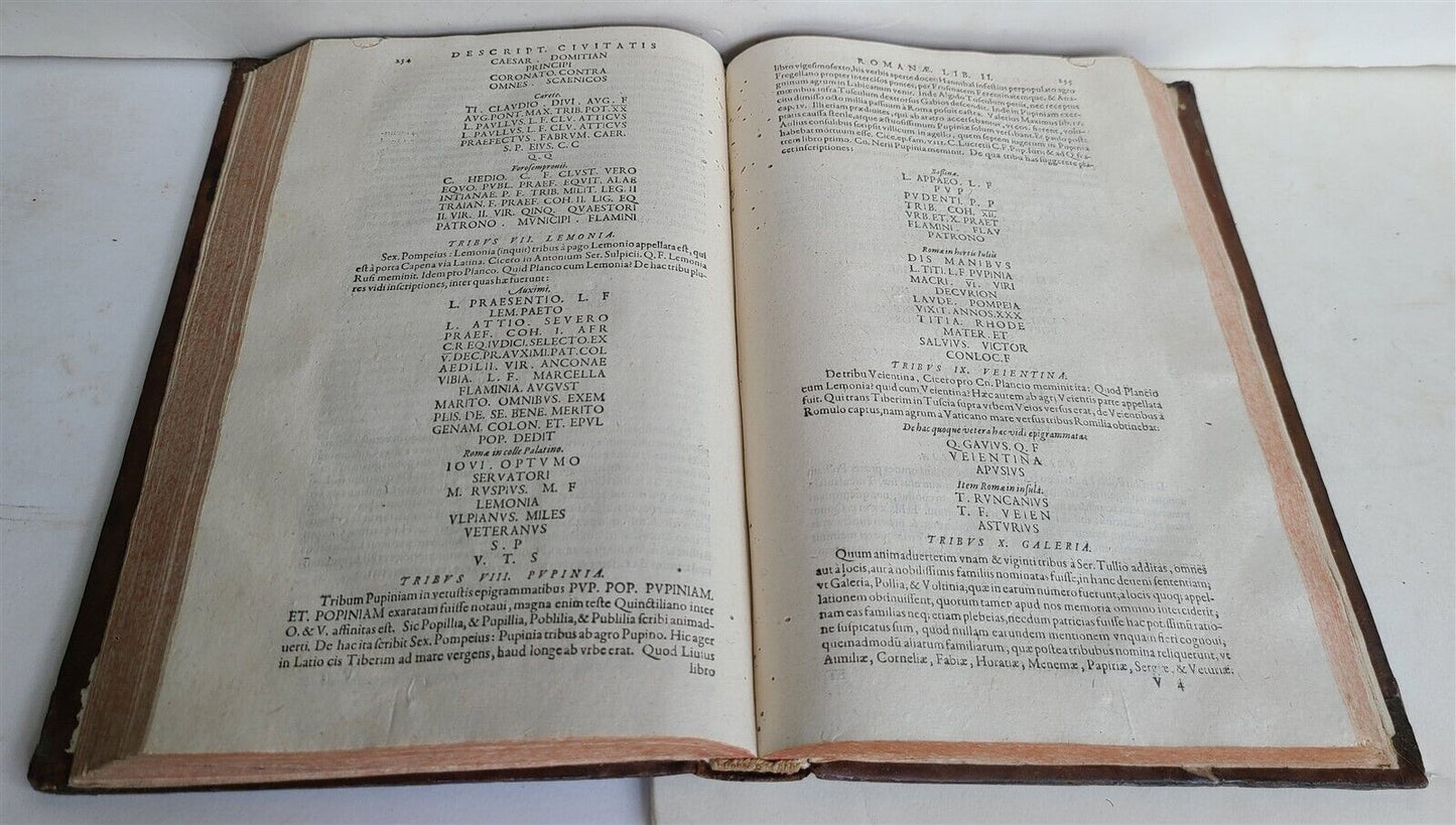 1597 HISTORY of ROMAN REPUBLIC by ONOFRIO PANVINIO REIPUBLICAE ROMANAE antique