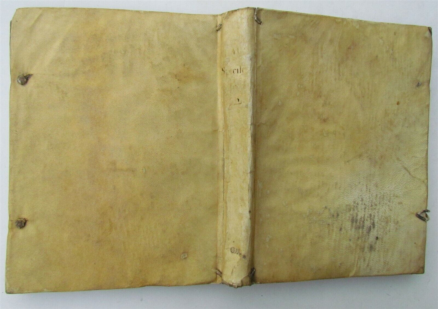 1769 VELLUM BOUND SPICILEGIUM CATECHETICO CONCIONATORIUM by J.CLAUS antique book