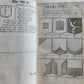 1730 ART of HERALDRY antique in ENGLISH illustrated