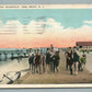 IDEAL BEACH NJ SCENE ON THE BOARDWALK ANTIQUE POSTCARD