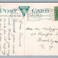FALL RIVER MA MAIN STREET SOUTH FROM CITY HALL ANTIQUE POSTCARD