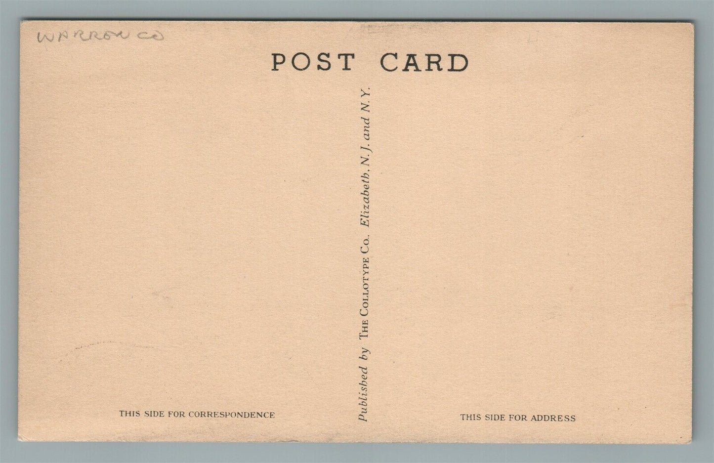 WASHINGTON NJ FIRST PRESBYTERIAN CHURCH ANTIQUE POSTCARD