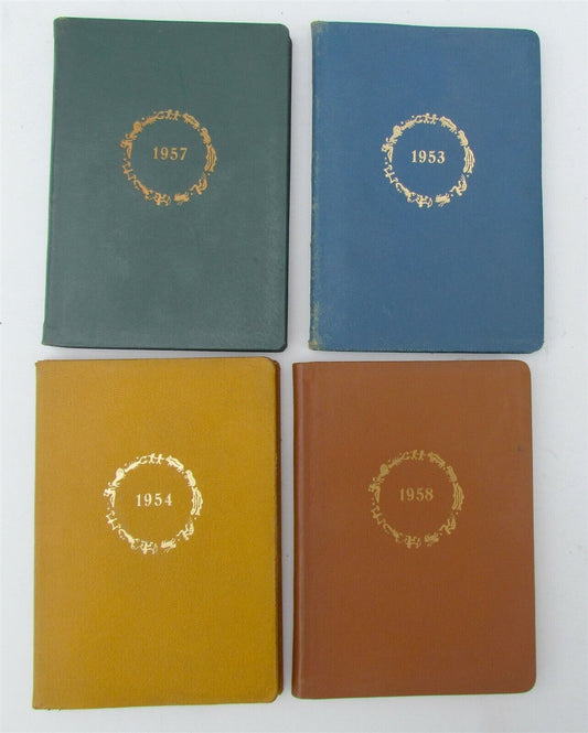 1953-1958 4 VOLUMES CALENDARIUM TYCHOPOLITANUM illustrated