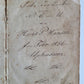 1840s GERMAN HYMNAL SONG BOOK antique ALLGEMEINES GESANGBUCH