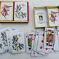 VINTAGE DOUBLE DECK OF CONGRESS PLAYING CARDS w/ BOX - BIRDS BACK DESIGN