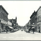 ISHPEMING MI MAIN SOUTH STREET VINTAGE REAL PHOTO POSTCARD RPPC