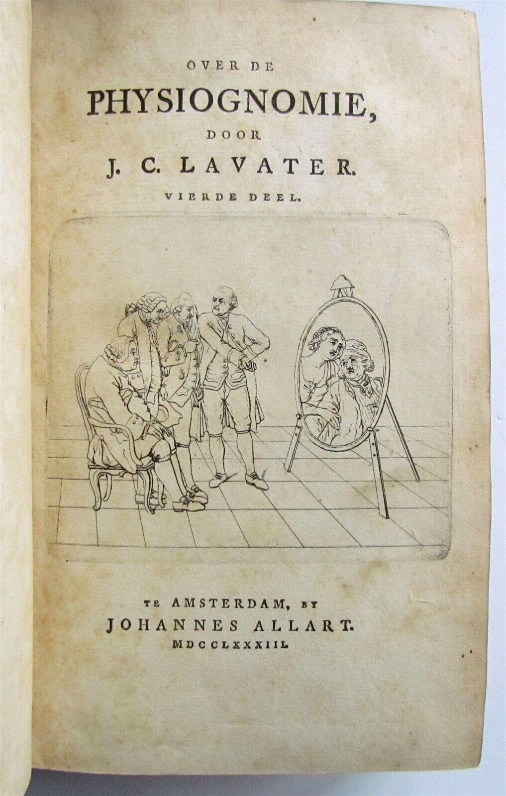 1781 4 volumes PHYSIOGNOMY ILLUSTRATED 18th century antique set