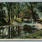 PLAINFIELD NJ SCENE FROM SYCAMORE AVE BRIDGE ANTIQUE POSTCARD
