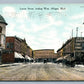 ALLEGAN MI LOCUST STREET ANTIQUE POSTCARD