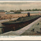 JAMESTOWN EXPO MERRIMAC SUBMARINE LUNA PARK NY ADVERTISING ANTIQUE POSTCARD