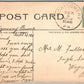 MONGOMERY PA BROAD STREET 1910 ANTIQUE POSTCARD