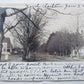 NORTH CHATHAM N.Y ROUTE 203 .RPPC ANTIQUE 1906 REAL PHOTO POSTCARD STREET SCENE