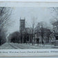 VINTAGE 1909 POSTCARD WEST 4th STREET LOCUST ANNUNCIATION CHURCH WILLIAMSPORT PA