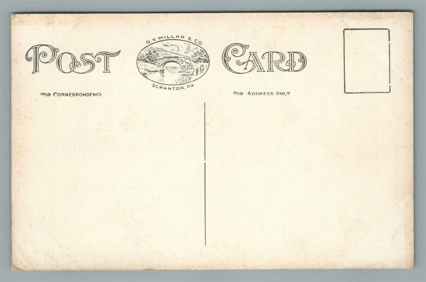 MT. POCONO LIMITED PA ANTIQUE POSTCARD