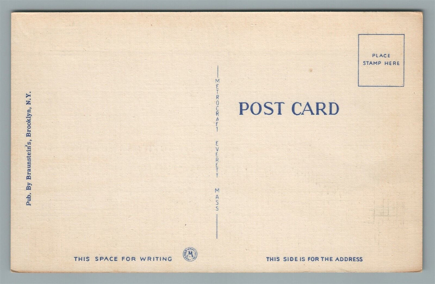 ROCKAWAY BEACH NY AMUSEMENT CENTER VINTAGE POSTCARD